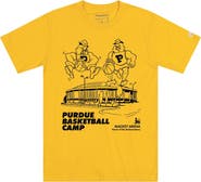 HOMEFIELD Men's Homefield Gold Purdue Boilermakers Basketball Vintage T-Shirt
