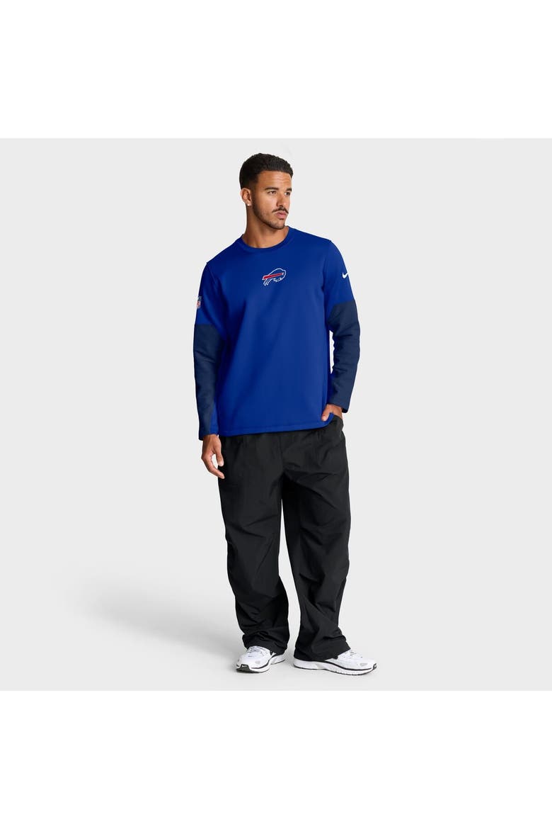 Men's Nike Royal Buffalo Bills Sideline Coach Therma-FIT Long Sleeve T-Shirt, Alternate, color, Royal