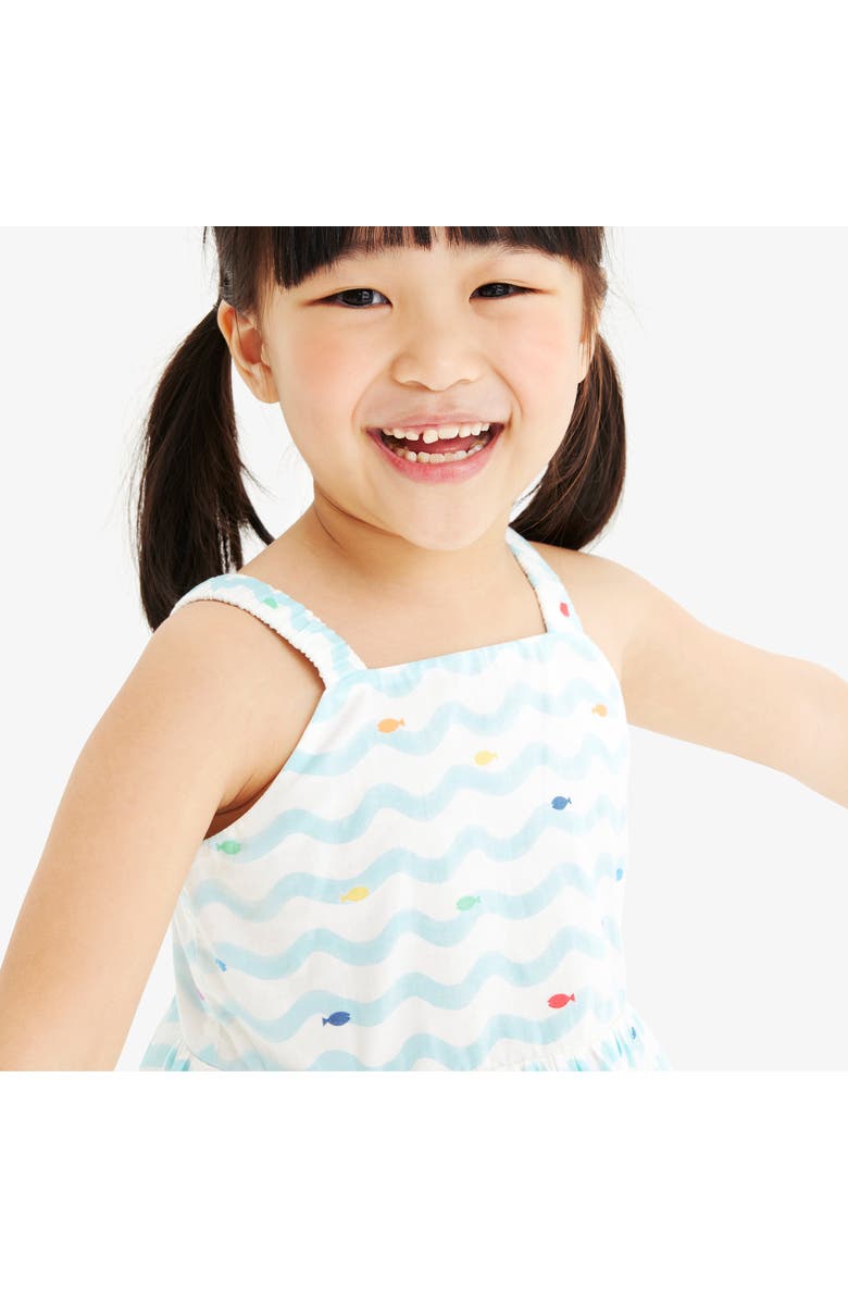 Primary Kids Woven Tank Sundress In Rainbow Fish, Alternate, color, 