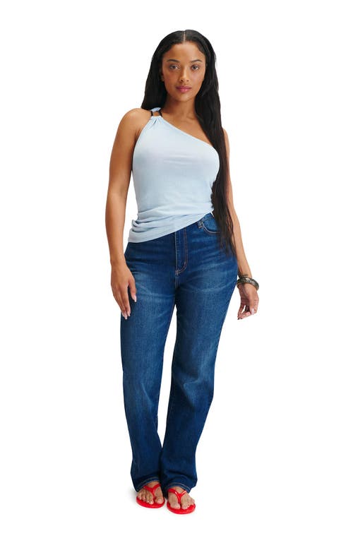 Cotton On Curvy Stretch Straight Jean In Blue