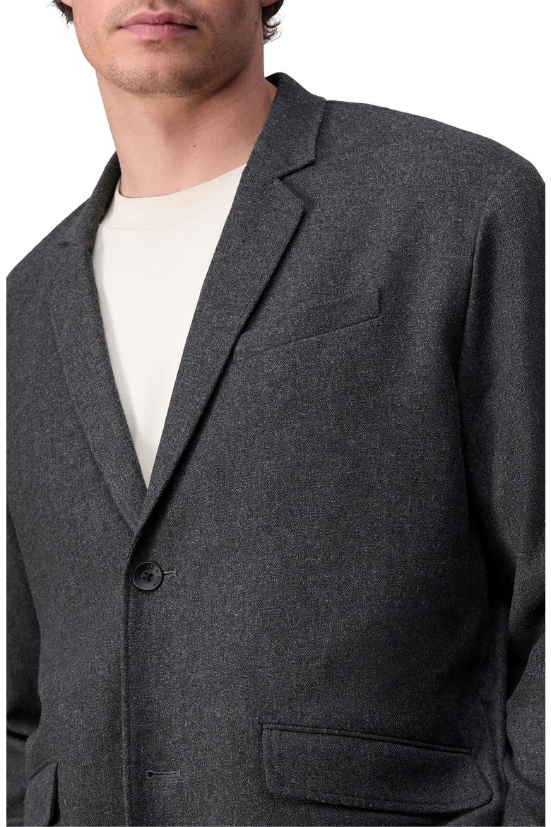 Shift Flannel Blazer, Alternate, color, HEATHER GREY