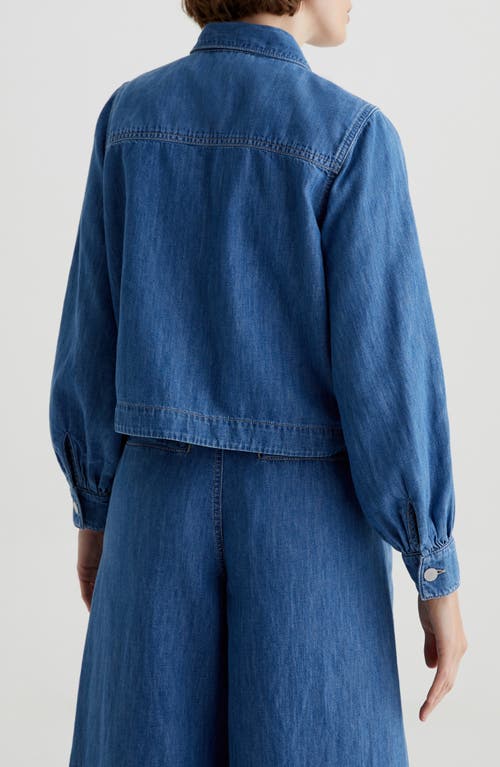 AG AG DOTTIE TIE FRONT DENIM JACKET