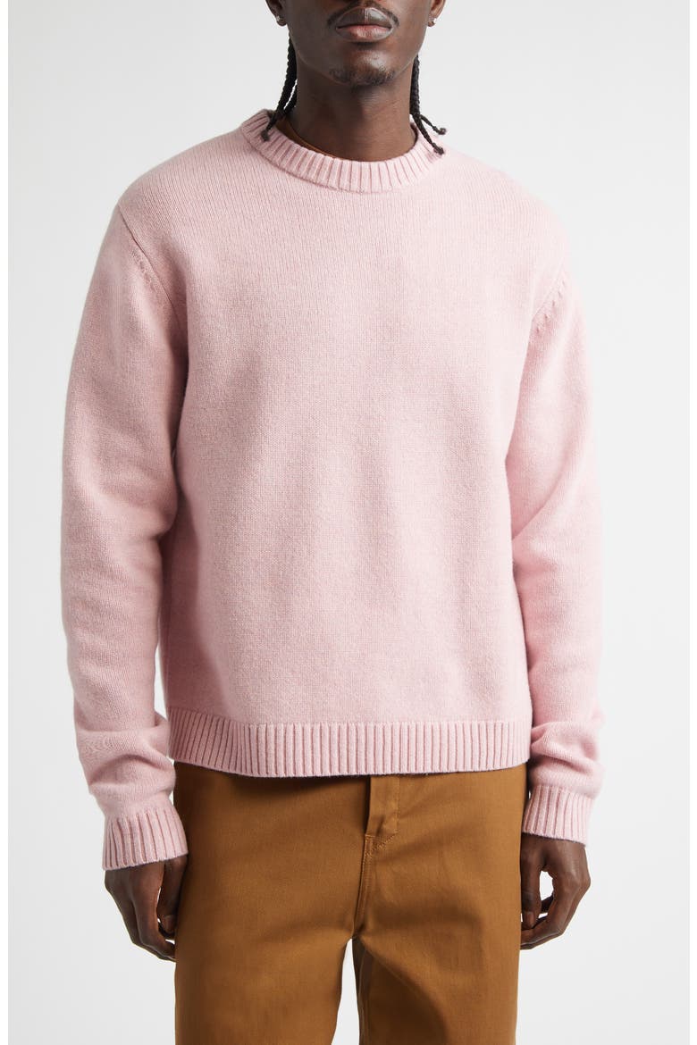 Merino Wool Sweater, Main, color, PINK