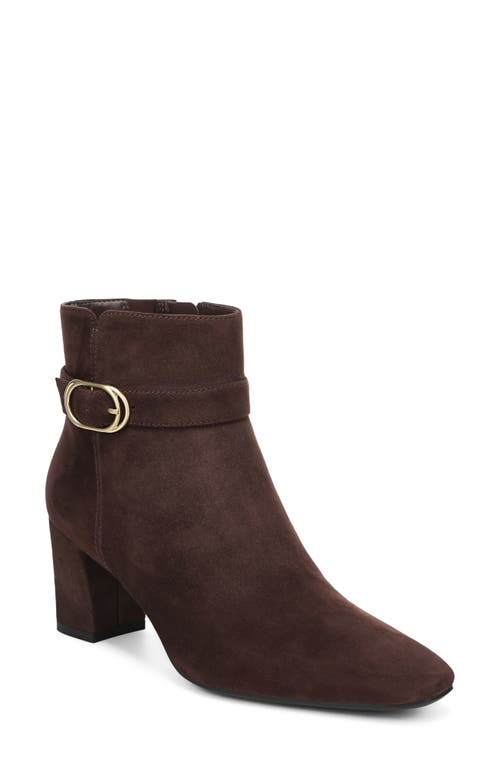 Vionic Saskia Block Heel Bootie In Brown