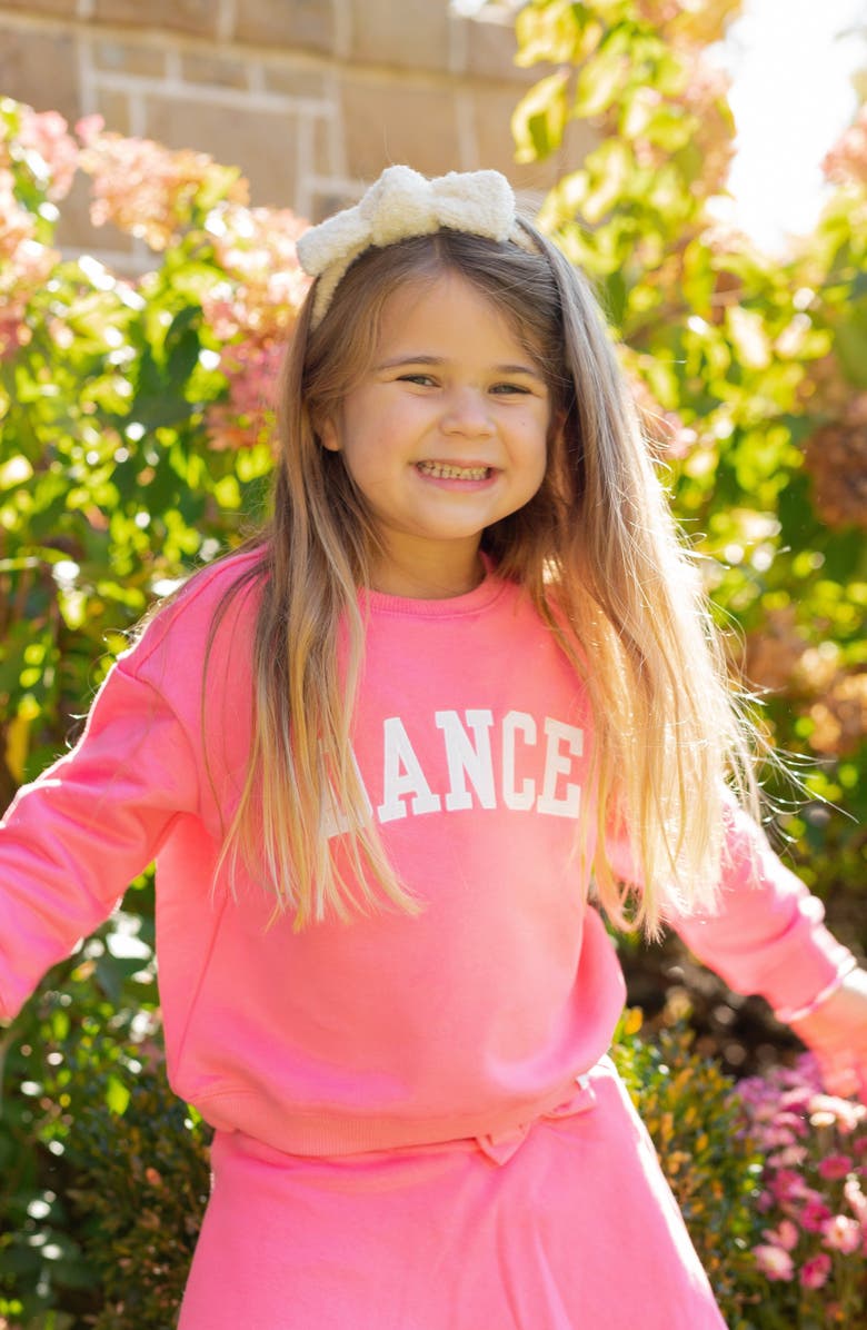 Bits & Bows Boucle Girls' Bow Headband, Alternate, color, White