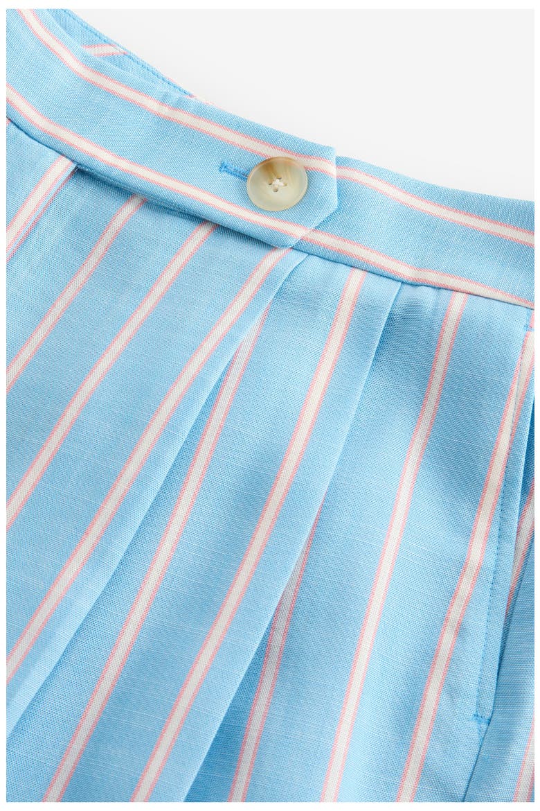 Stripe Wide Leg Pants, Alternate, color, BLUE