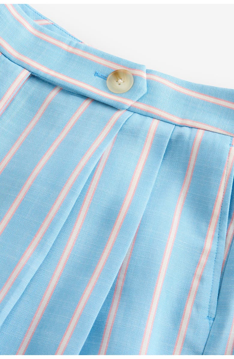 NEXT Stripe Wide Leg Pants, Alternate, color, Blue