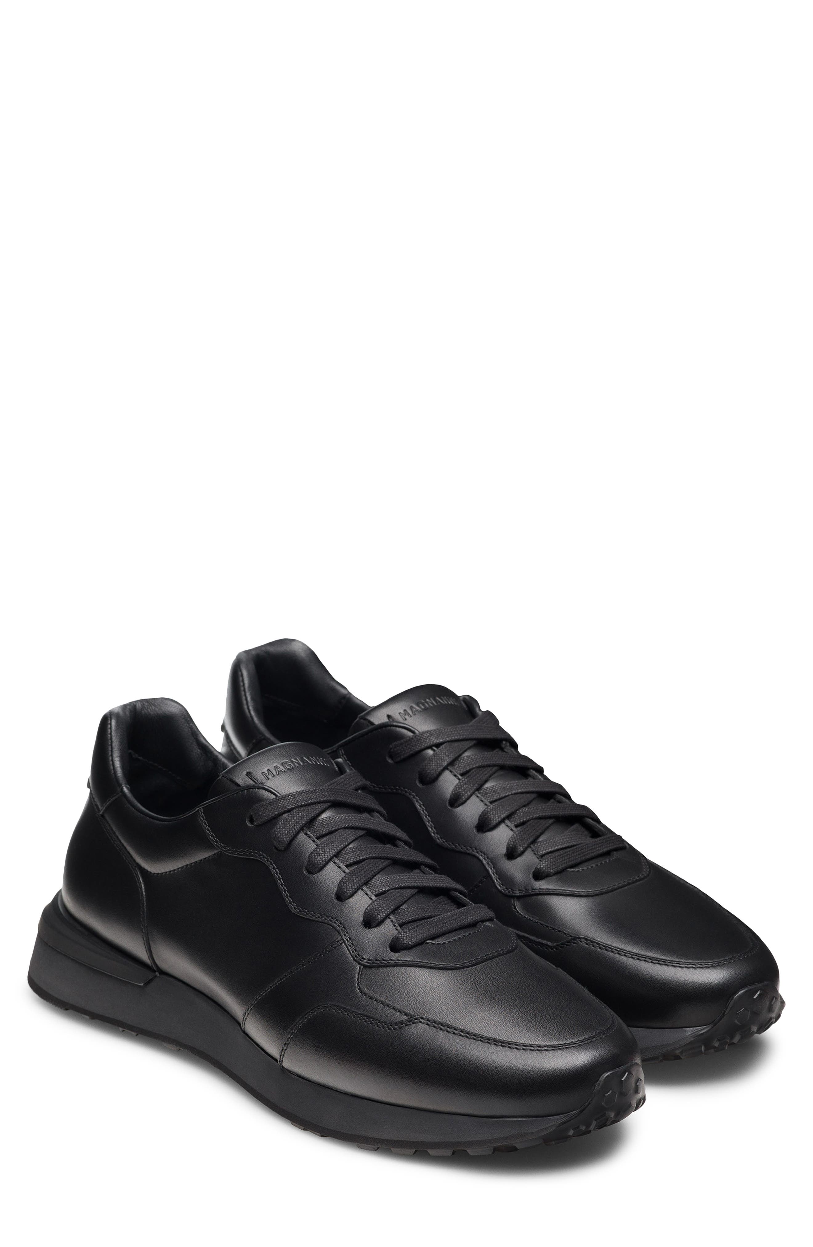 Magnanni Syros Sneaker, Main, color, Black