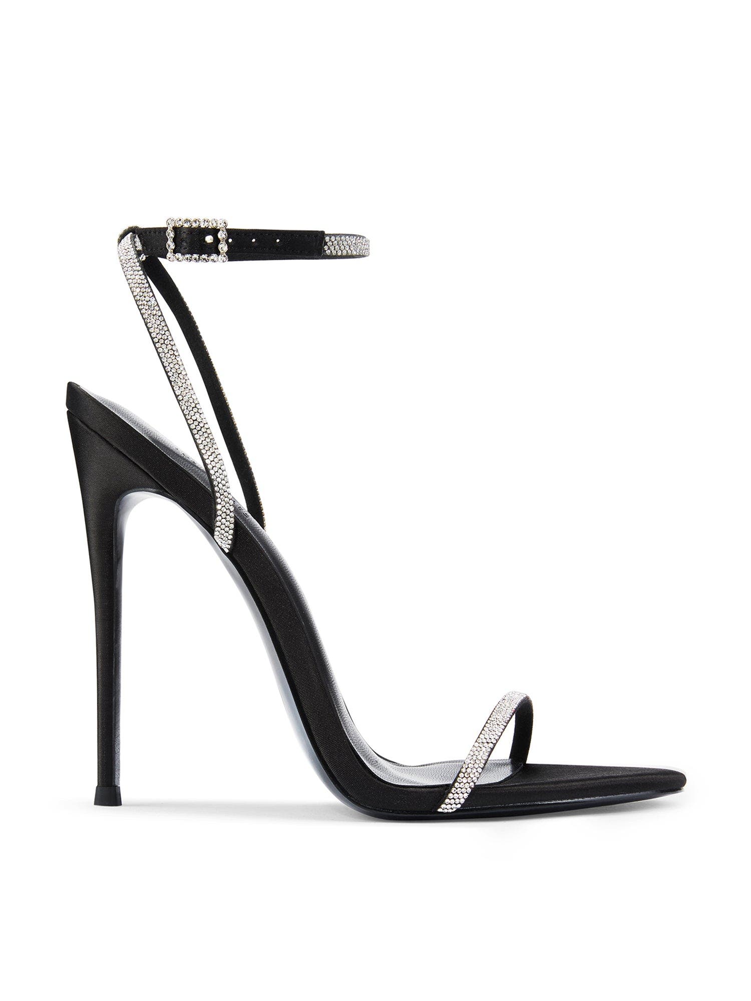 FEMME Niche Diamonds Sandal, Main, color, Black