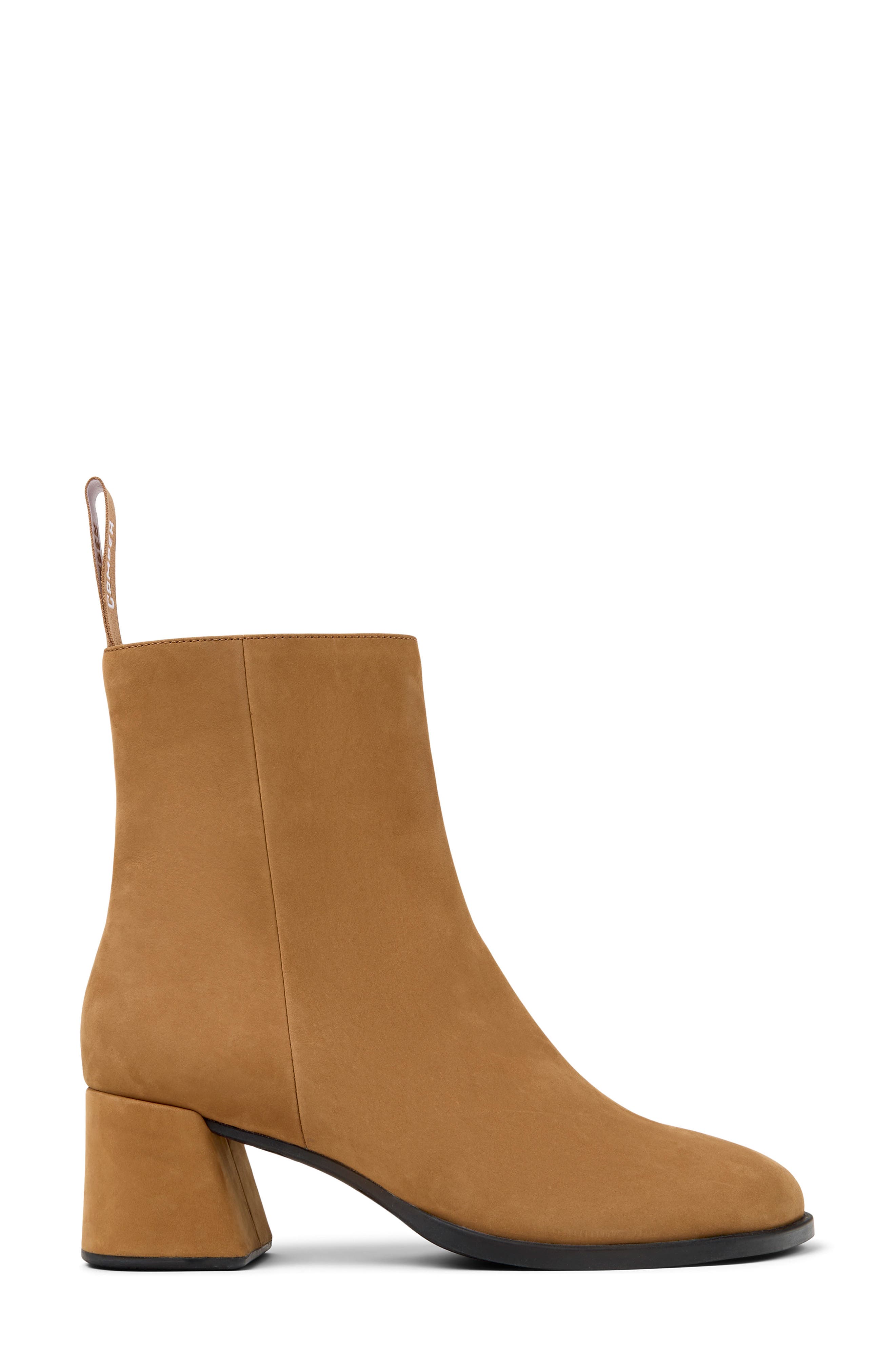 Camper Kora Square Toe Boot, Alternate, color, Medium Brown