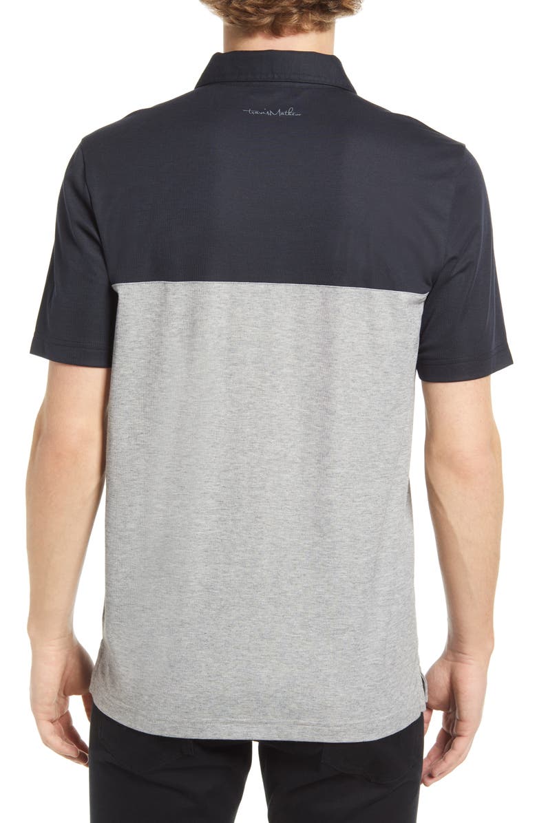 TravisMathew Take Flight Stripe Slim Fit Polo, Alternate, color,