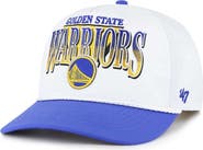 '47 Men's '47 White/Royal Golden State Warriors Tribute Two-Tone Hitch Adjustable Hat