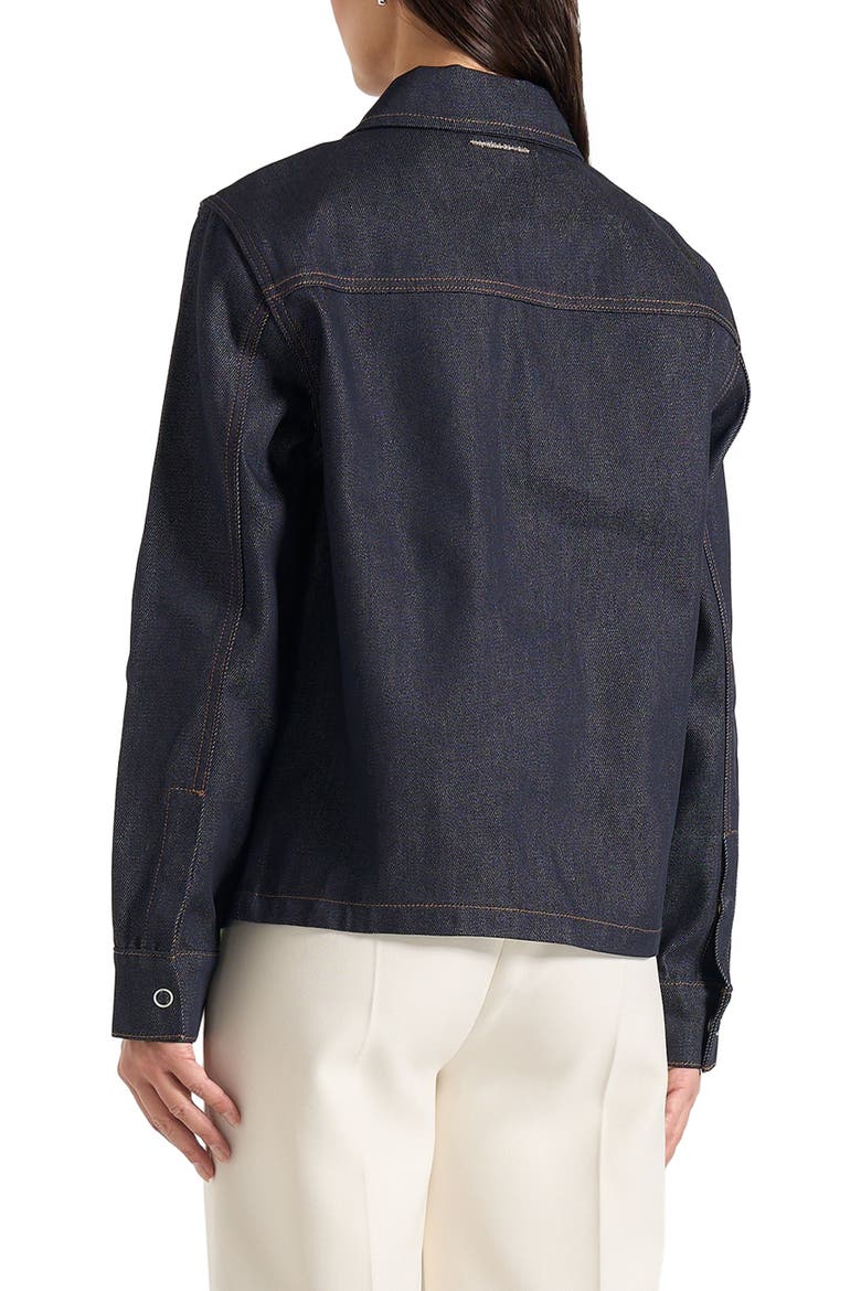 Asher Unisex Denim Shirt, Alternate, color, Indigo