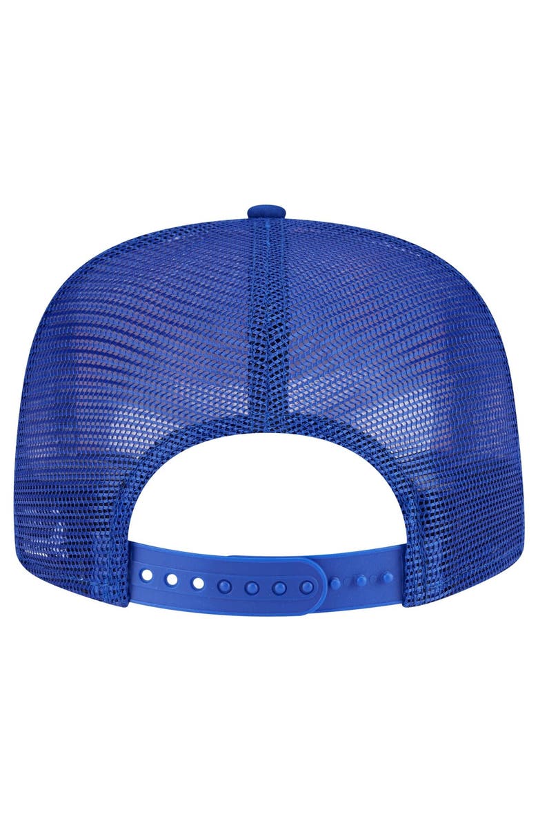 New Era Men's New Era Royal Philadelphia 76ers Seeing Diamonds A-Frame Trucker 9FIFTY Snapback Hat, Alternate, color, Royal