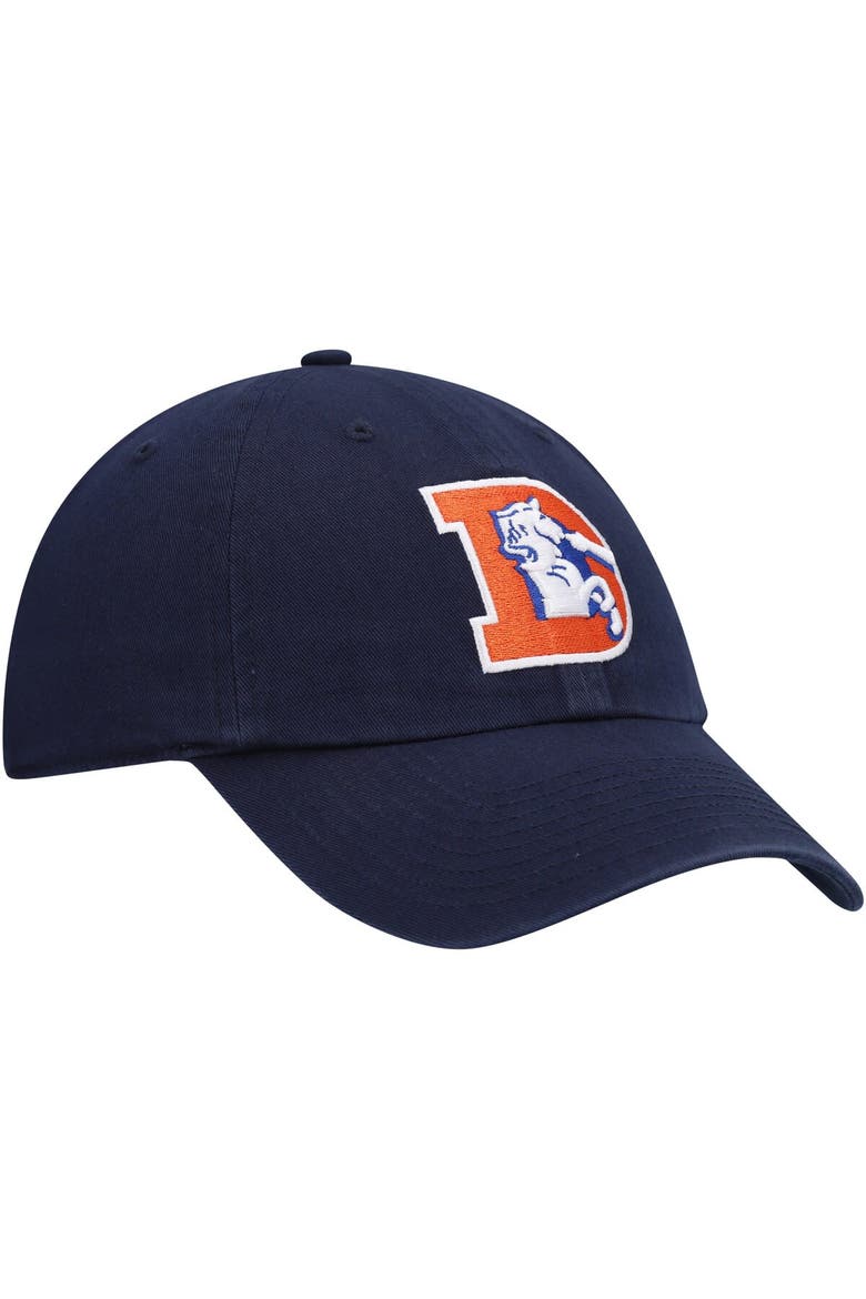 Men's '47 Navy Denver Broncos Clean Up Legacy Adjustable Hat, Alternate, color, Navy