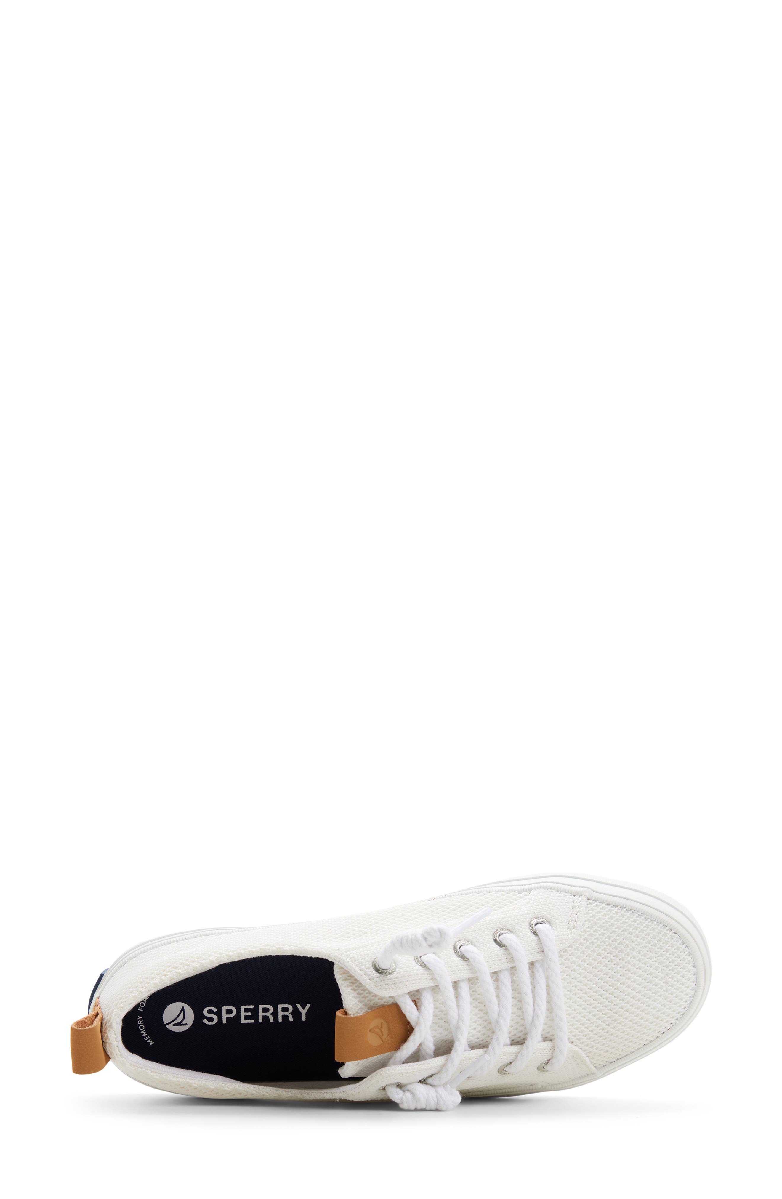 Knit Sneaker, Alternate, color, WHITE
