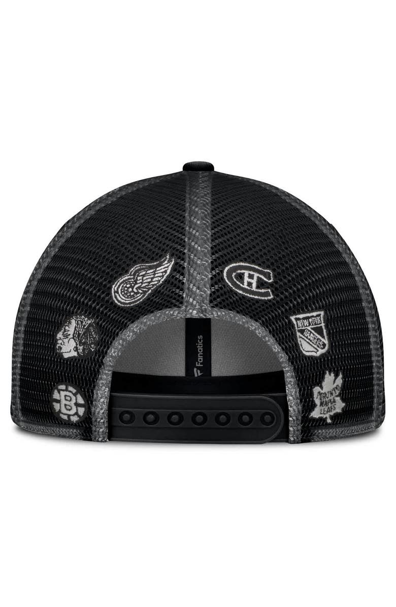 FANATICS Men's Fanatics Gray Original 6 Rugged Trucker Adjustable Hat, Alternate, color, Gray