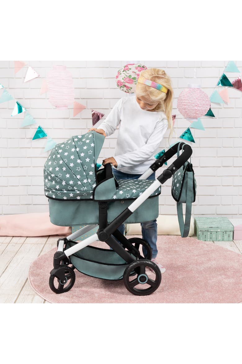 Pram Xeo Stars, For Dolls Up To 20", Alternate, color, Multicolored