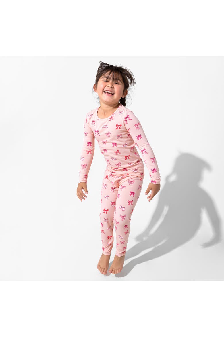 Kids' Take A Bow Set of 2 Piece Pajamas, Alternate, color, Take A Bow
