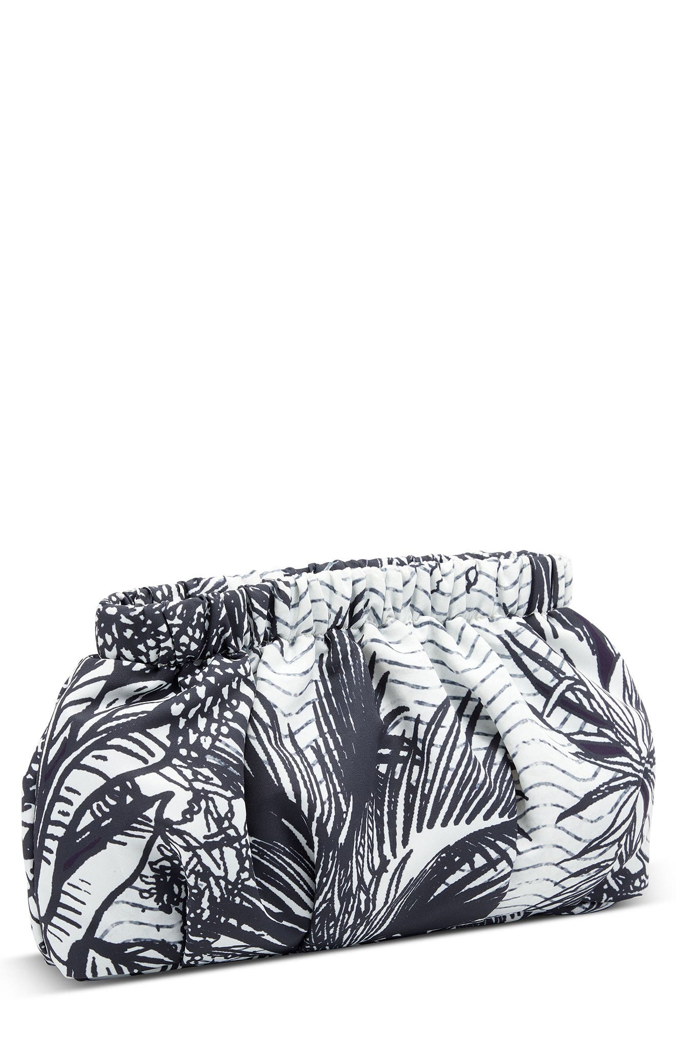 Harlo Nylon Clutch, Alternate, color, NAVY