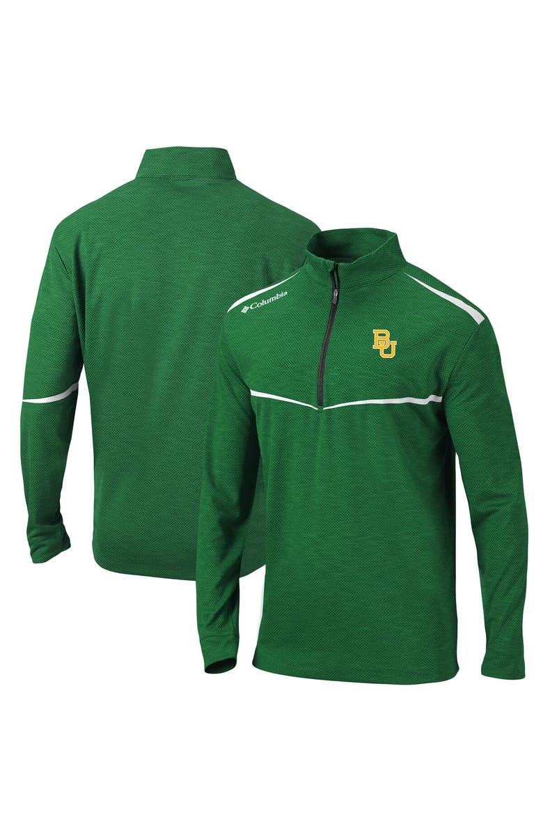 Columbia Men's Columbia Green Baylor Bears Scorecard Quarter-Zip Jacket, Main, color, 