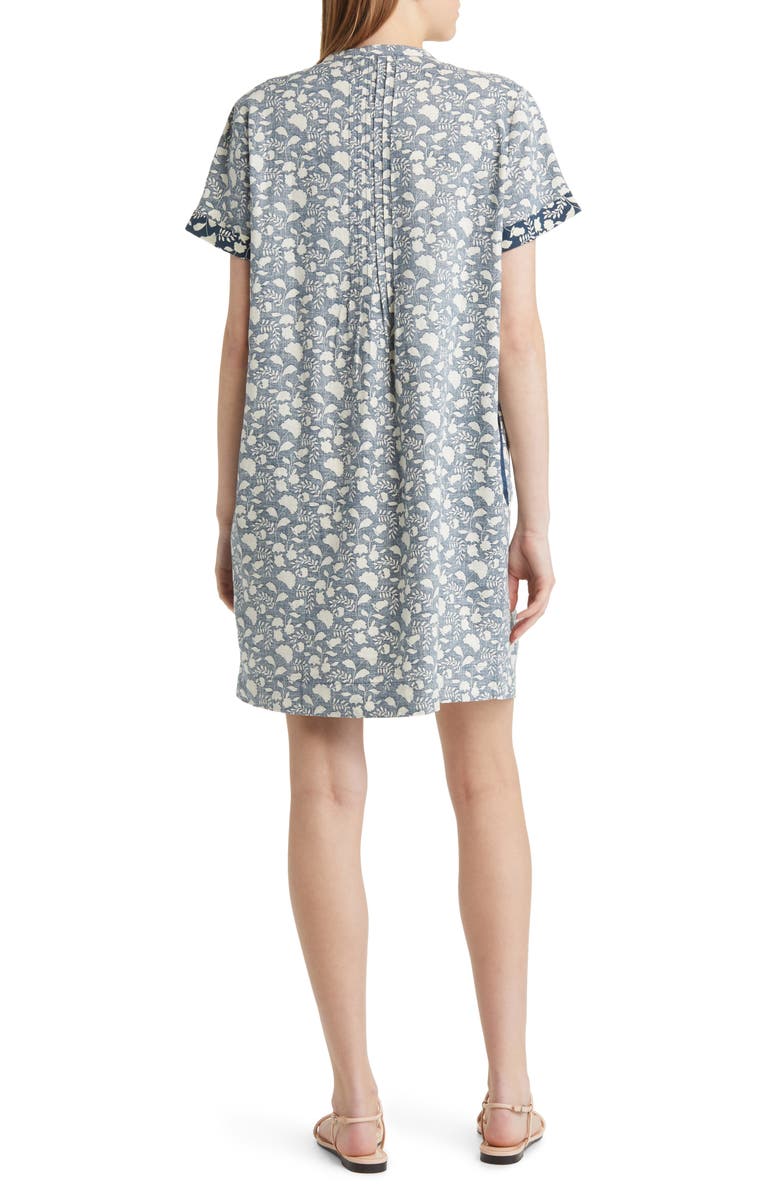 Faherty Gemina Linen Blend Shift Dress, Alternate, color, 