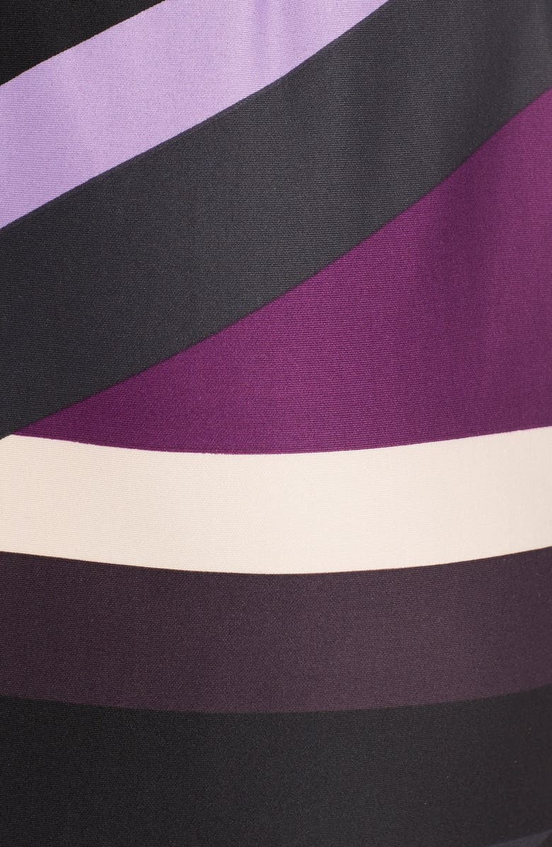 Vince Camuto Colorblock Ponte Midi Dress, Alternate, color,