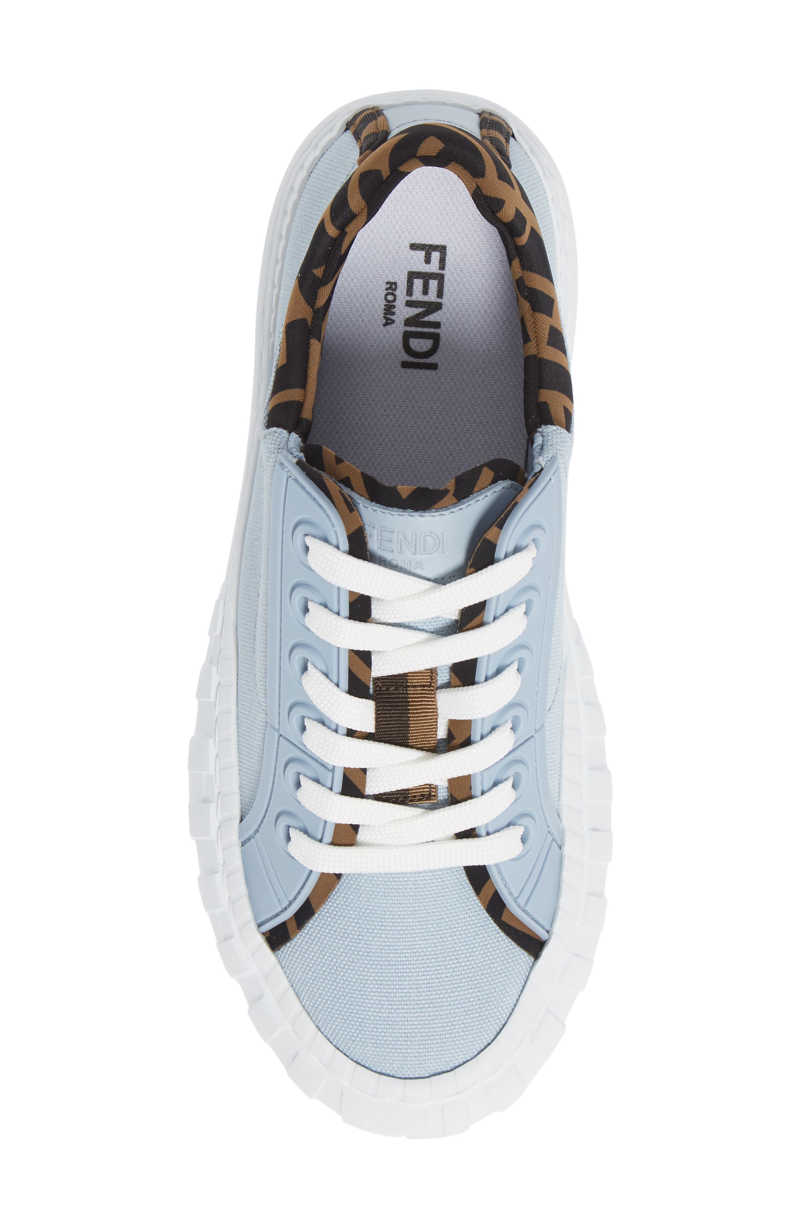 FF Logo Platform Sneaker, Alternate, color, SKY