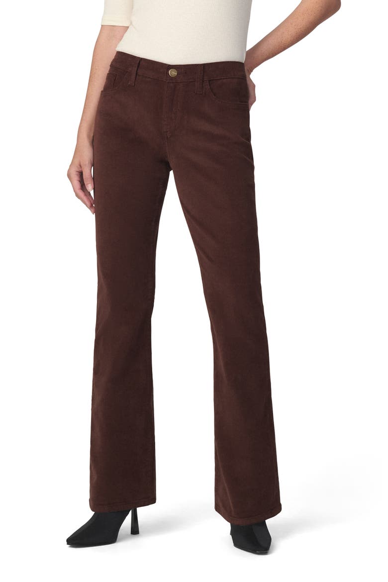 The Provocateur Bootcut Corduroy Pants, Main, color, CHOCOLATE