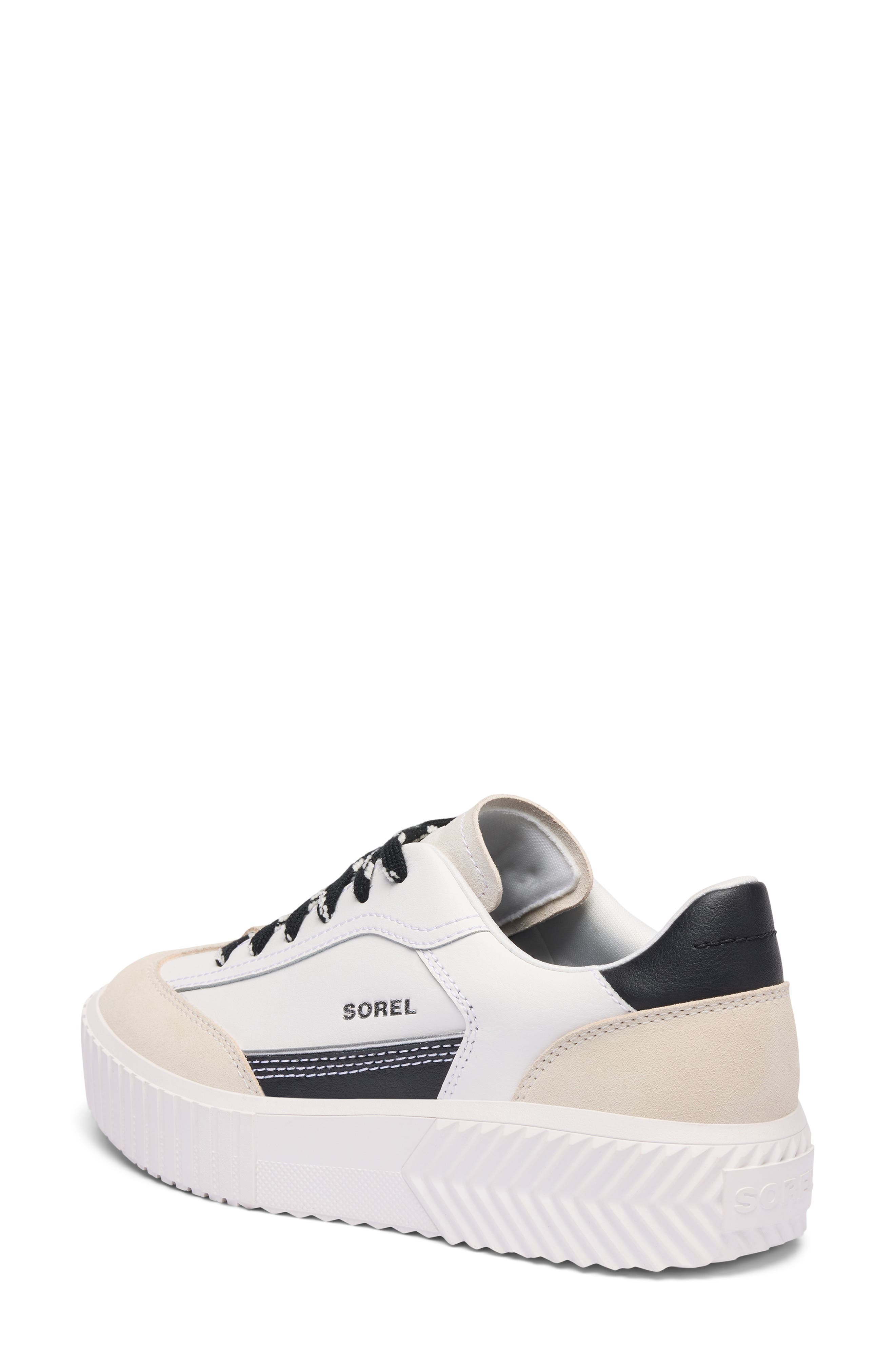 Ona Ave T-Toe Platform Sneaker, Alternate, color, SEA SALT/ BLACK