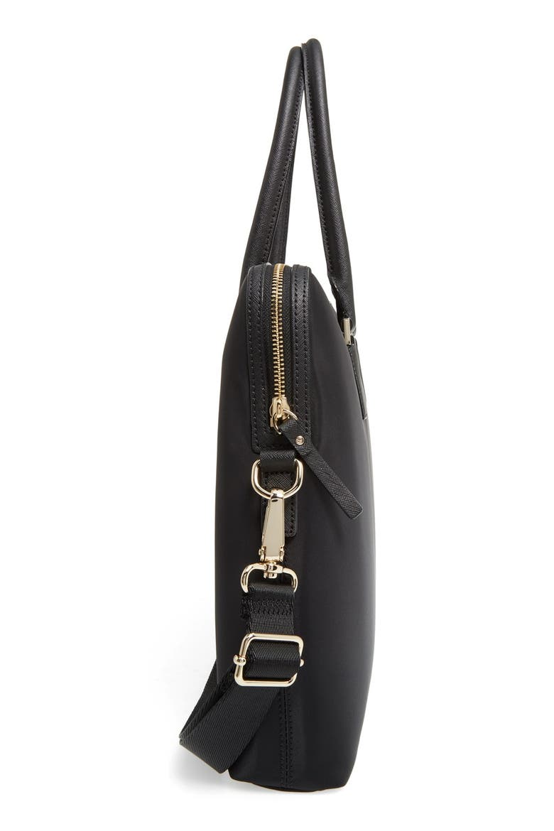 daveney 15 inch laptop bag, Alternate, color, BLACK