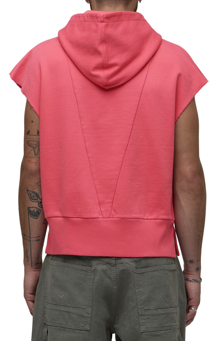 Hudson Jeans Viper Cutoff Hoodie, Alternate, color, 