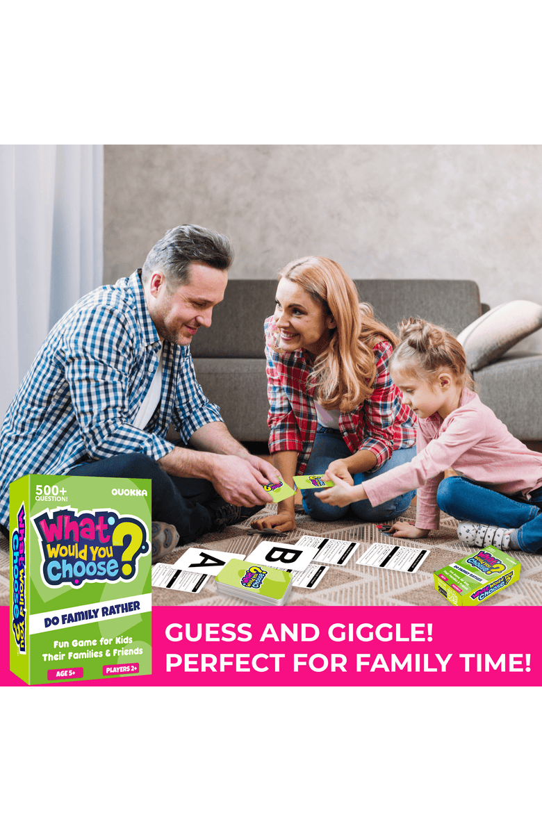 Quokka What Would You Choose? Trivia and Card Games for Kids & Family, Alternate, color, Family