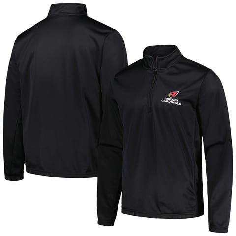 Men's Dunbrooke Black Arizona Cardinals All-Star Tech Quarter-Zip Top