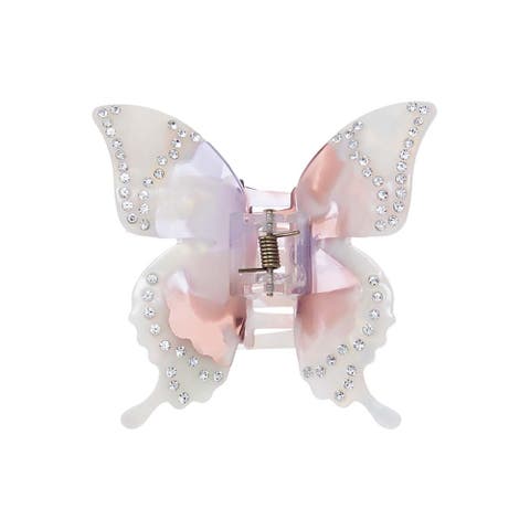 Rhinestone Butterfly Hair Claw Clip