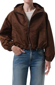 Citizens of Humanity Crop Taffeta Windbreaker