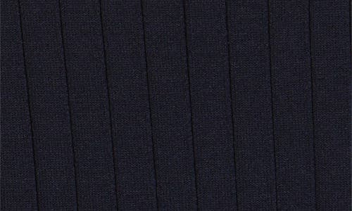 Nordstrom Slim Scoop Neck Rib Tank In Navy Night