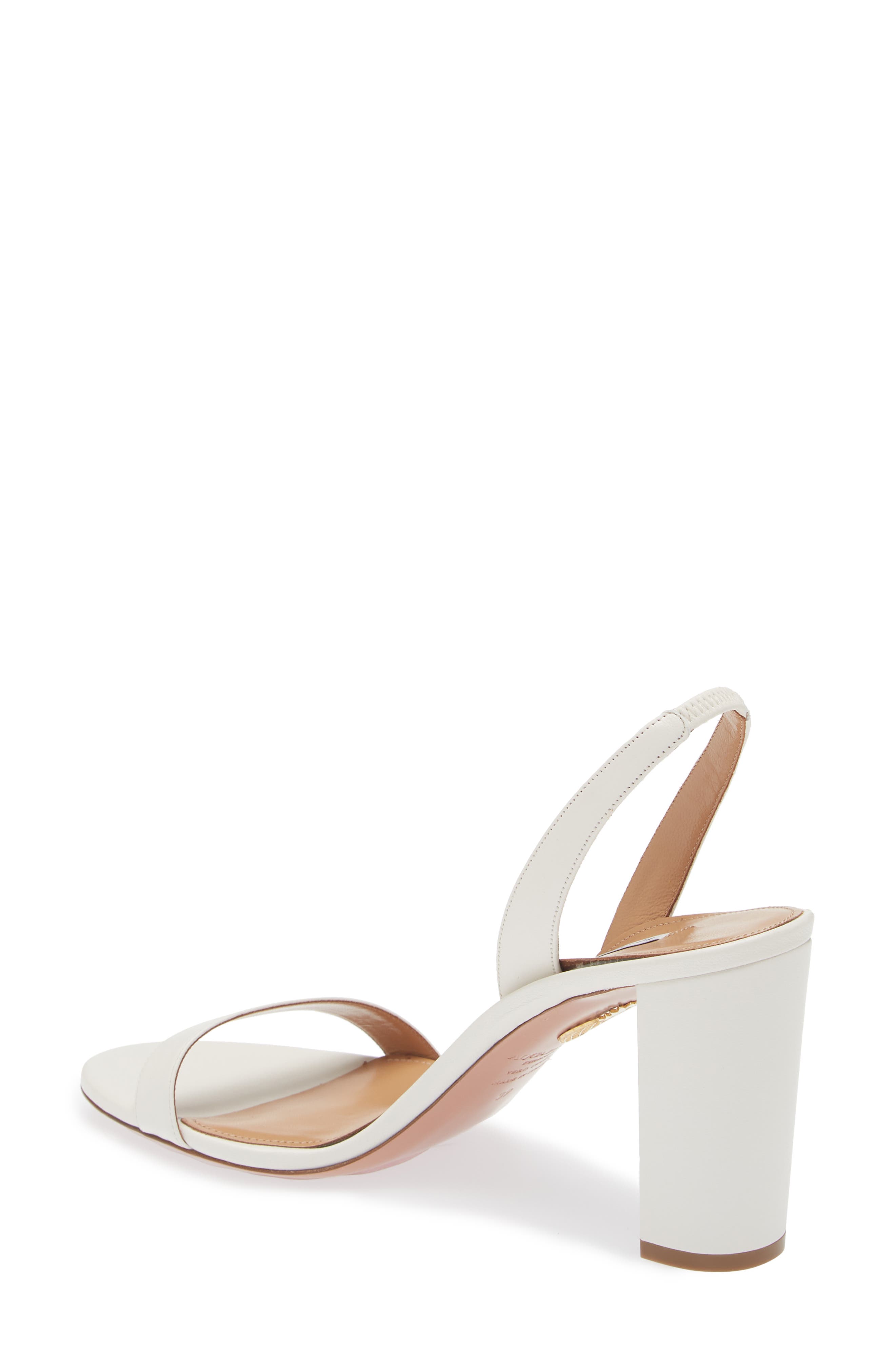 So Nude Slingback Sandal, Alternate, color, WHITE