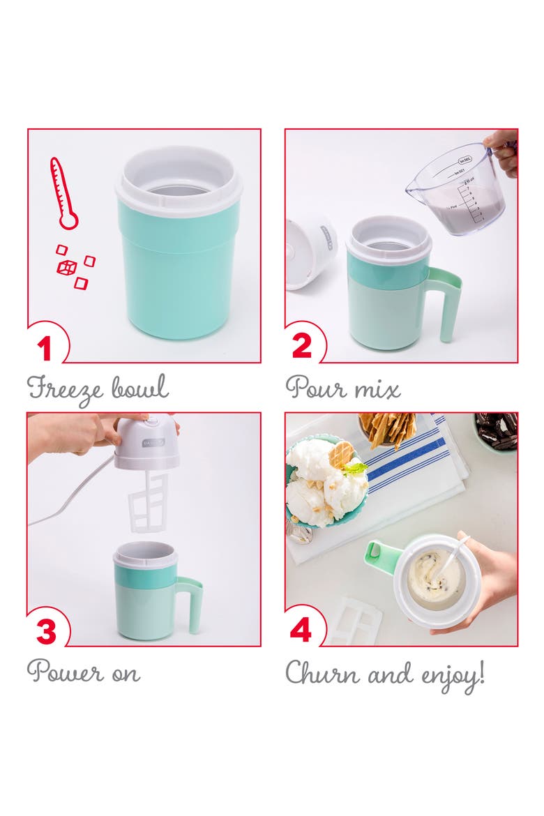 My Pint Ice Cream Maker, Alternate, color, AQUA
