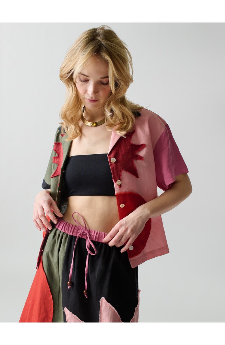 Lingua Franca Patmos Patch Shirt, Alternate, color, 