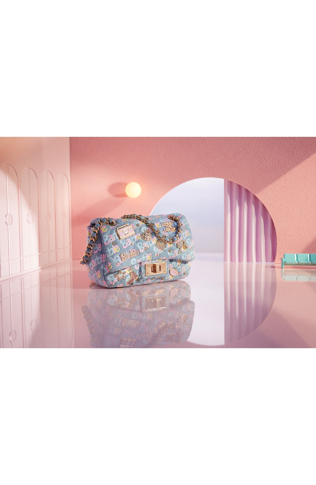 ALDO x Barbie<sup>®</sup> Quilted Shoulder Bag, Alternate, color, 