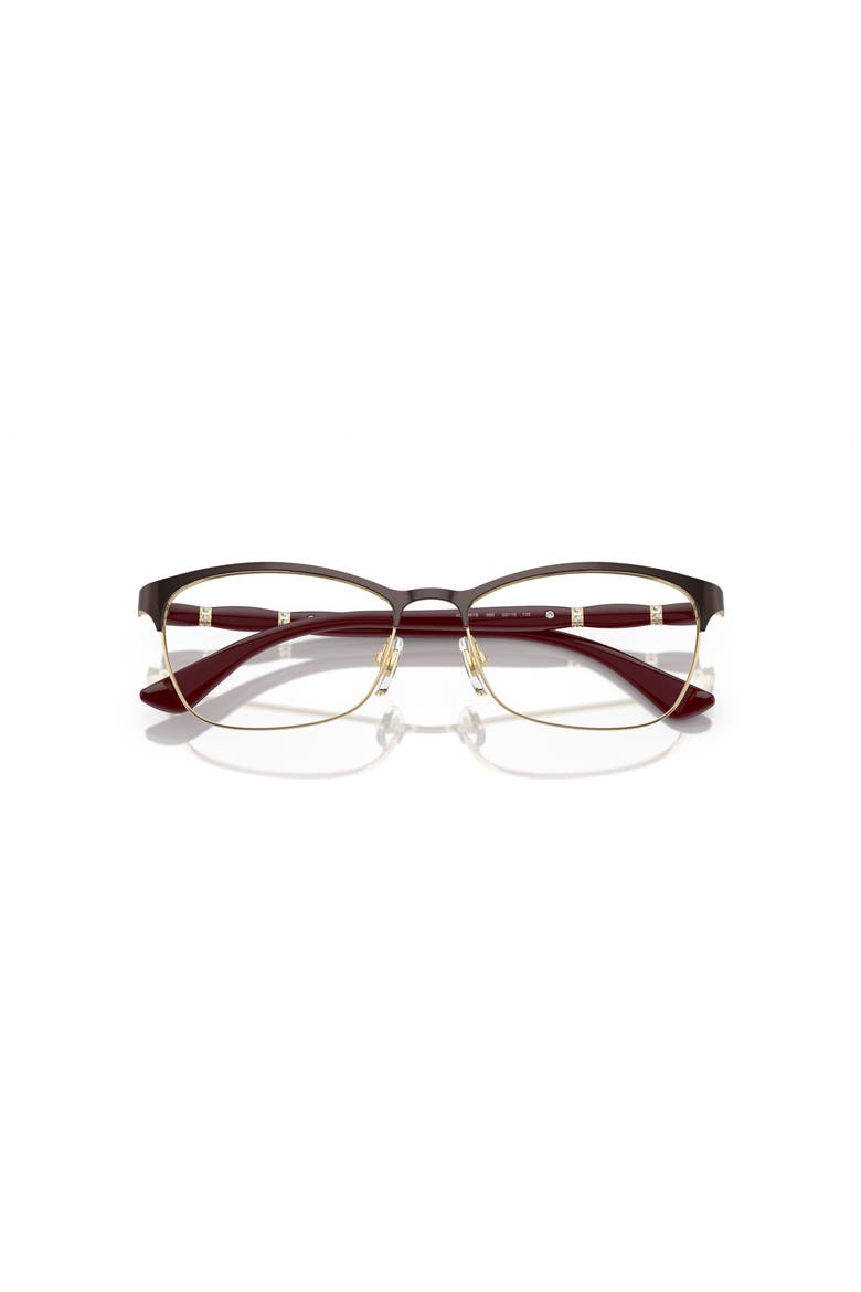 52mm Cat Eye optical glasses, Alternate, color, Red
