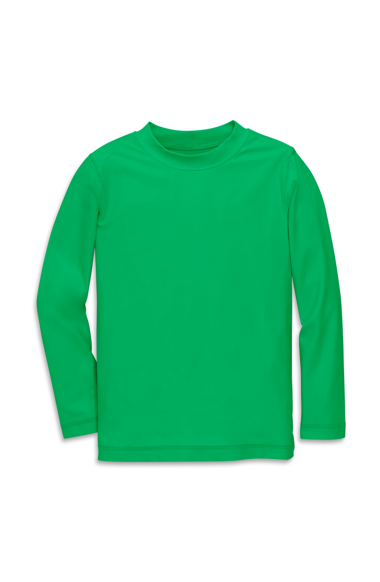 Primary Kids Long Sleeve Rash Guard, Main, color, Green Apple