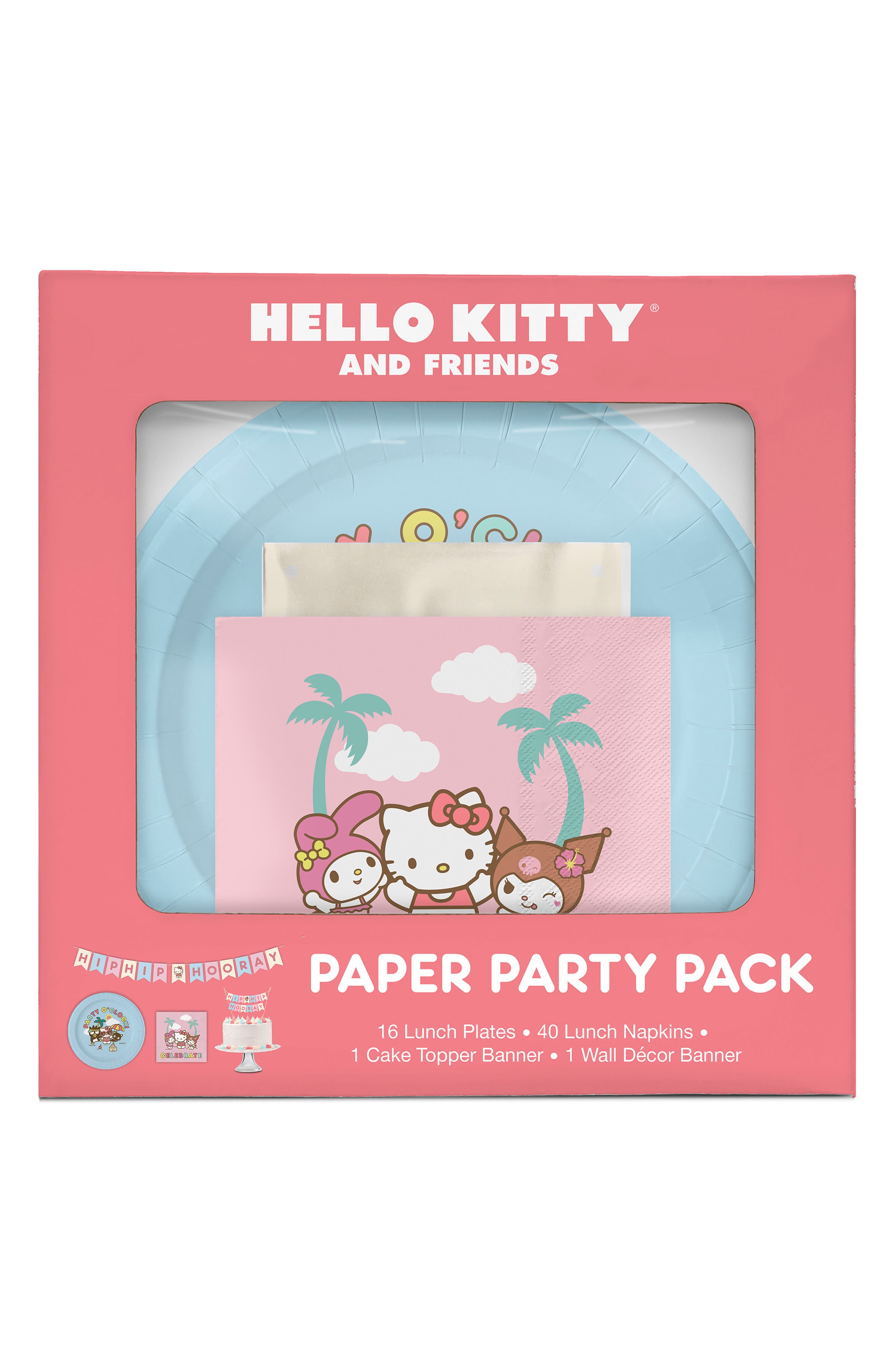 Studio OH! x Hello Kitty® Paper Tableware Party Set