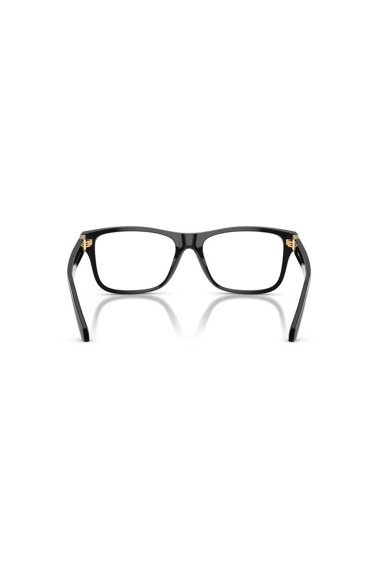 54mm Square optical glasses, Alternate, color, Black
