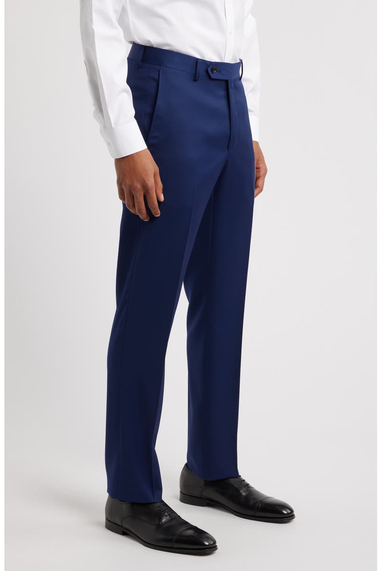 Marine 110s Serge Wool Pants, Alternate, color, NAVY