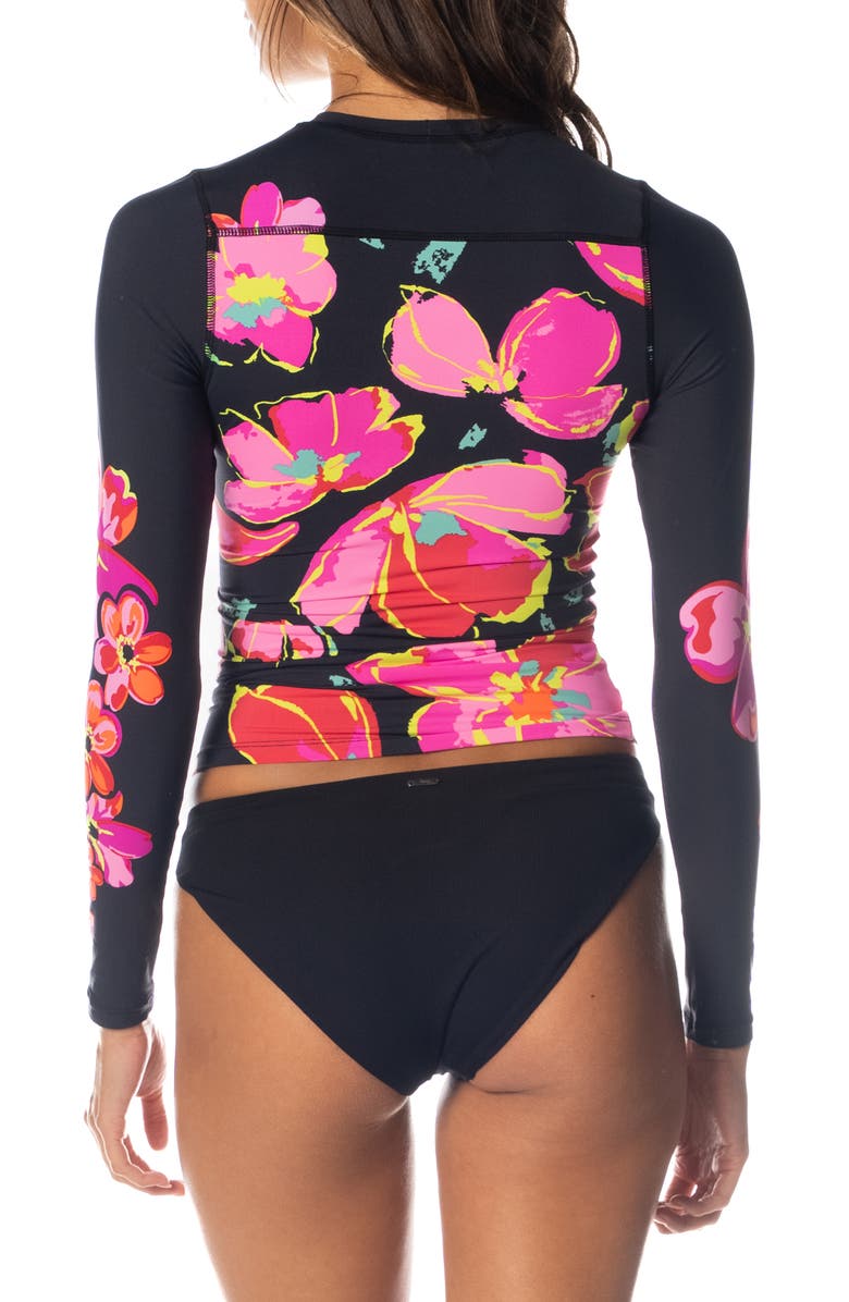 Maaji Flory Diver UPF 50+ Rashguard Top, Alternate, color,