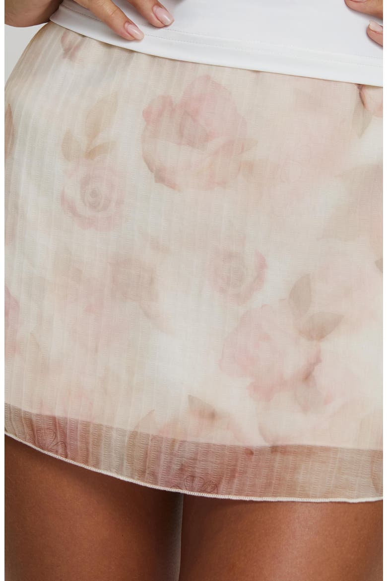 Bernarli Floral Miniskirt, Alternate, color, PINK