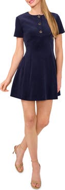 Ted Baker Stretch Cotton Corduroy Minidress
