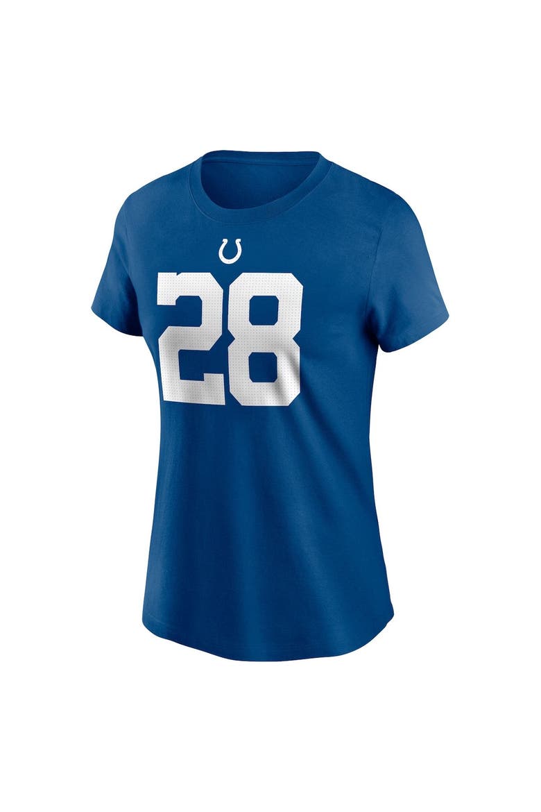 Women's Nike Jonathan Taylor Royal Indianapolis Colts Player Name & Number T-Shirt, Alternate, color, Royal